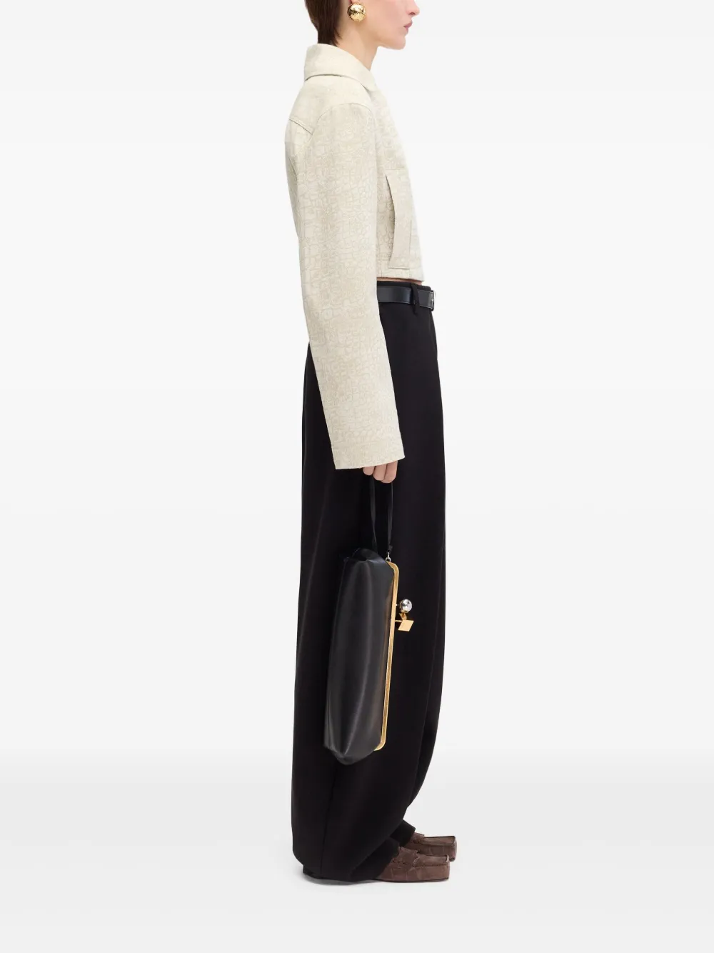 Jacquemus The Nîmes Marino denim jack Beige