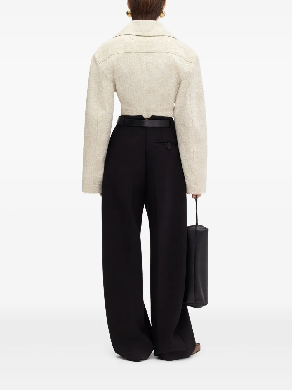 Jacquemus The Nîmes Marino denim jack Beige