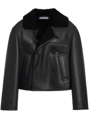 Jacquemus Leather Jackets for Men - FARFETCH