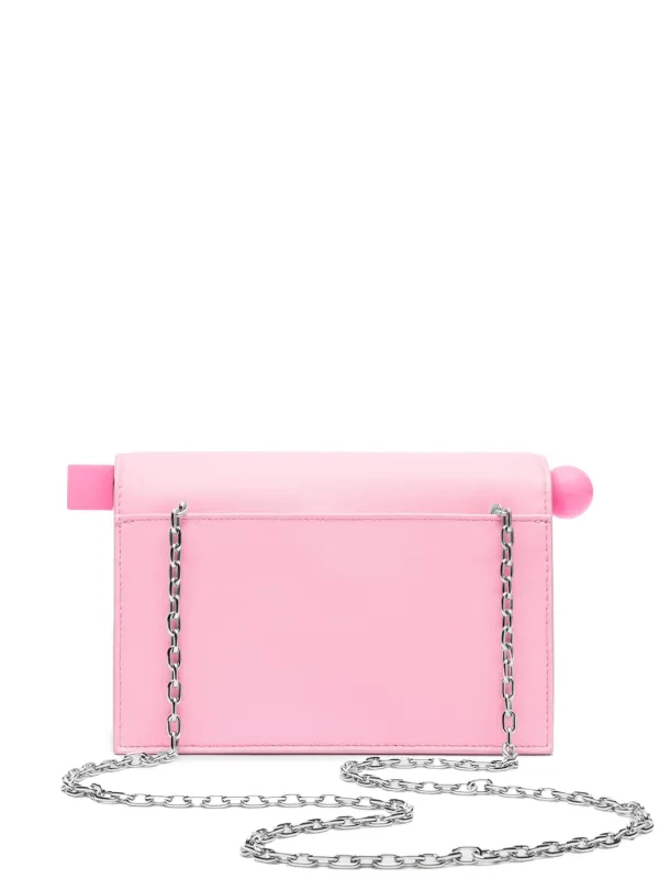 Jacquemus Rond Carré Clutch Bag | Pink | FARFETCH