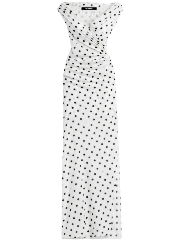 Jacquemus The Rita Long Dress | White | FARFETCH