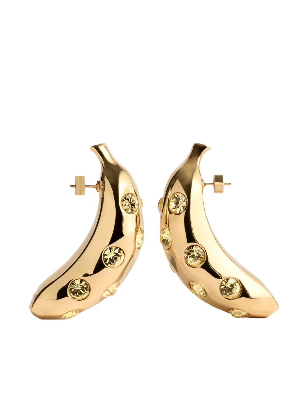 JACQUEMUS LES BOUCLES BANANES EARRINGS