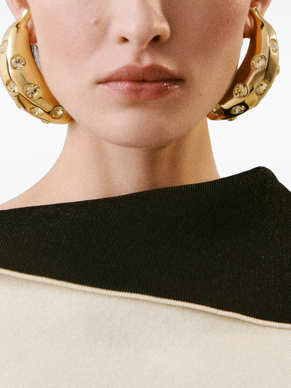 Jacquemus Les Boucles Bananes oorbellen - Goud