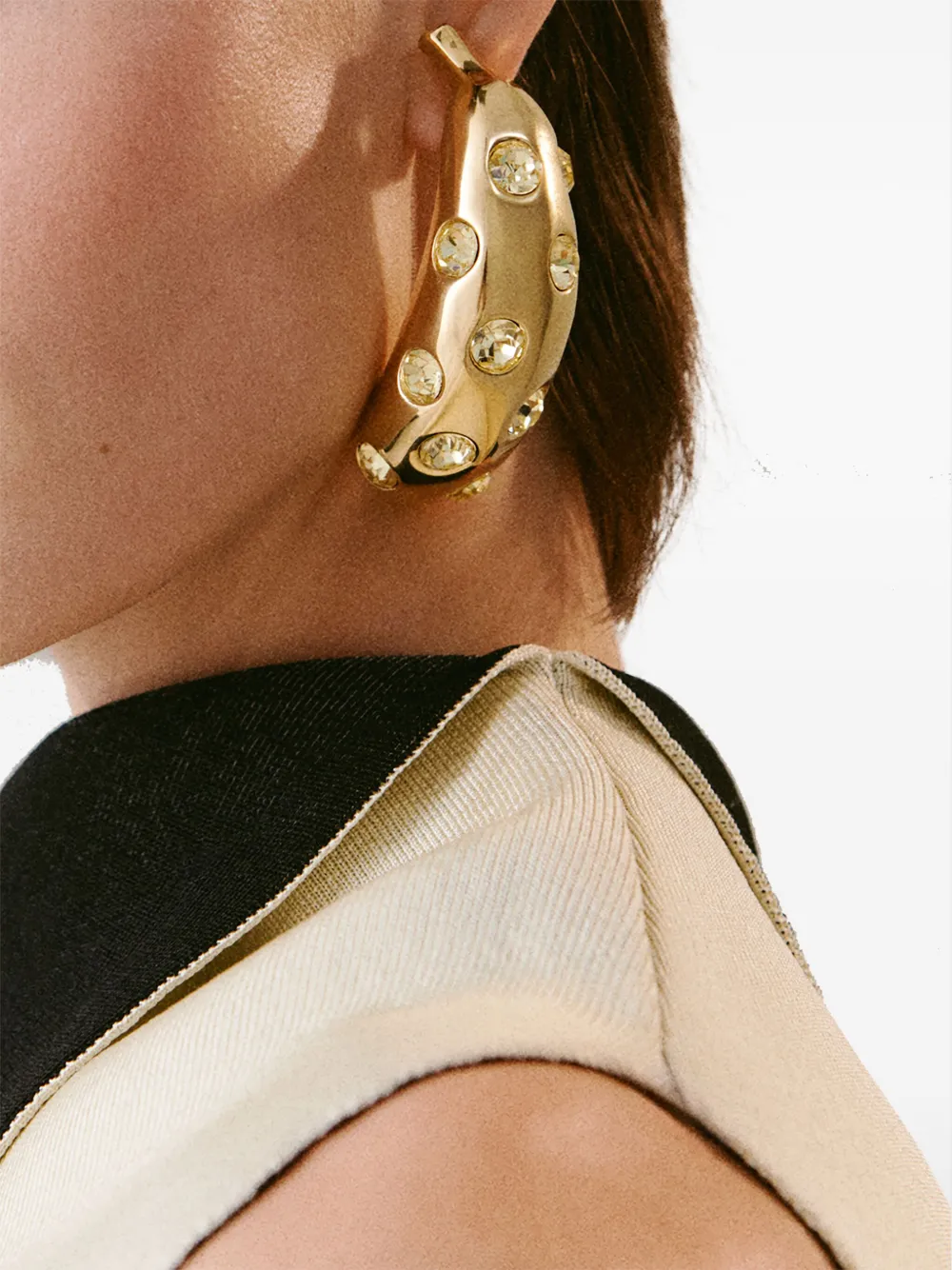 JACQUEMUS LES BOUCLES BANANES EARRINGS