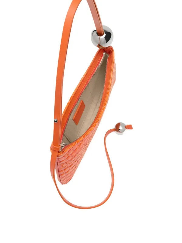 Jacquemus The Bisou Perle Shoulder Bag | Orange | FARFETCH