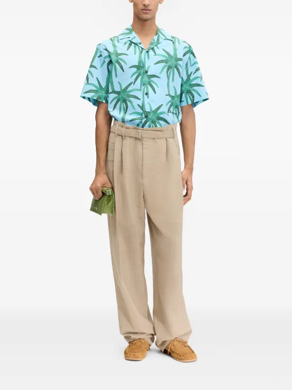 Jacquemus フローラル シャツ | ブルー | FARFETCH JP