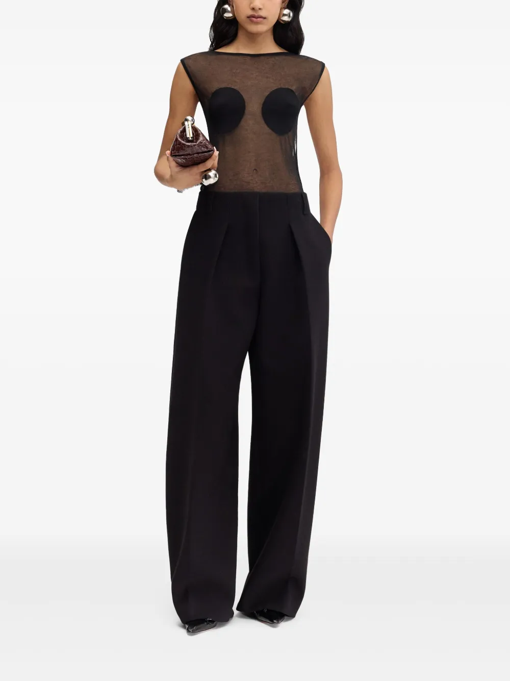 Jacquemus The Ovalo broek - Zwart