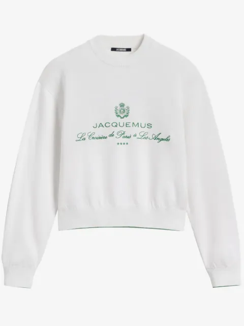 Jacquemus logo-embroidered sweatshirt