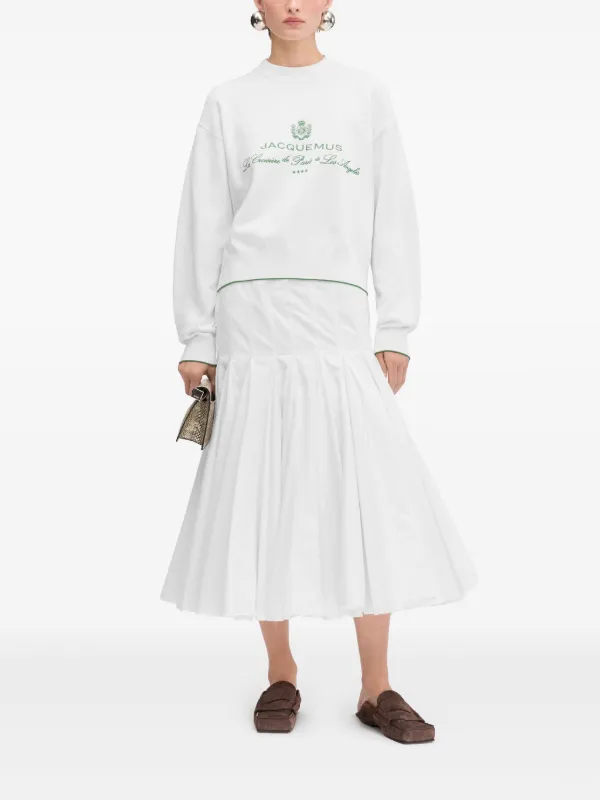 Jacquemus ロゴ スウェットシャツ | ホワイト | FARFETCH JP