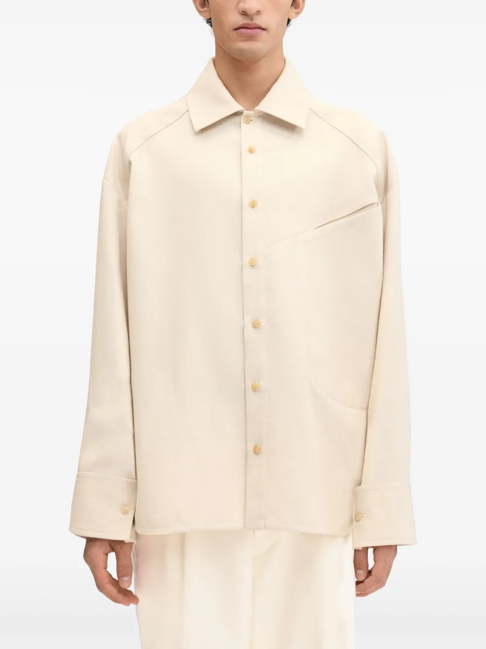Jacquemus The Bateau overhemd Beige