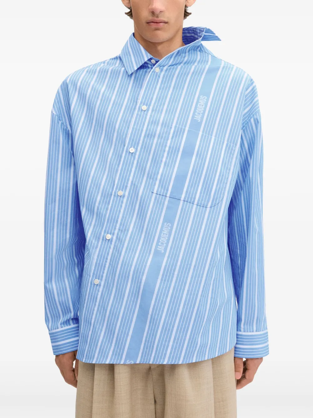 Jacquemus Le Cuadro overhemd Blauw