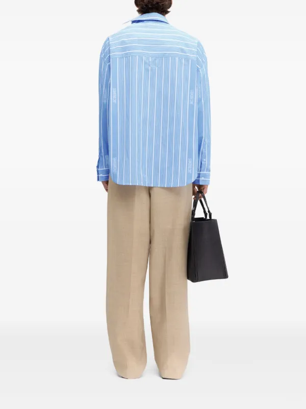 Jacquemus Le Cuadro Shirt | Blue | FARFETCH CA