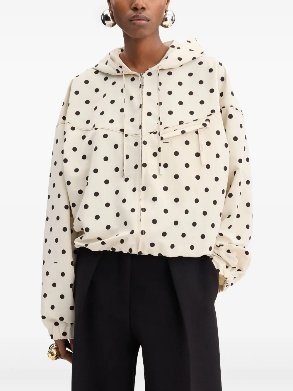 Shop Jacquemus The Bateau Jacket In White