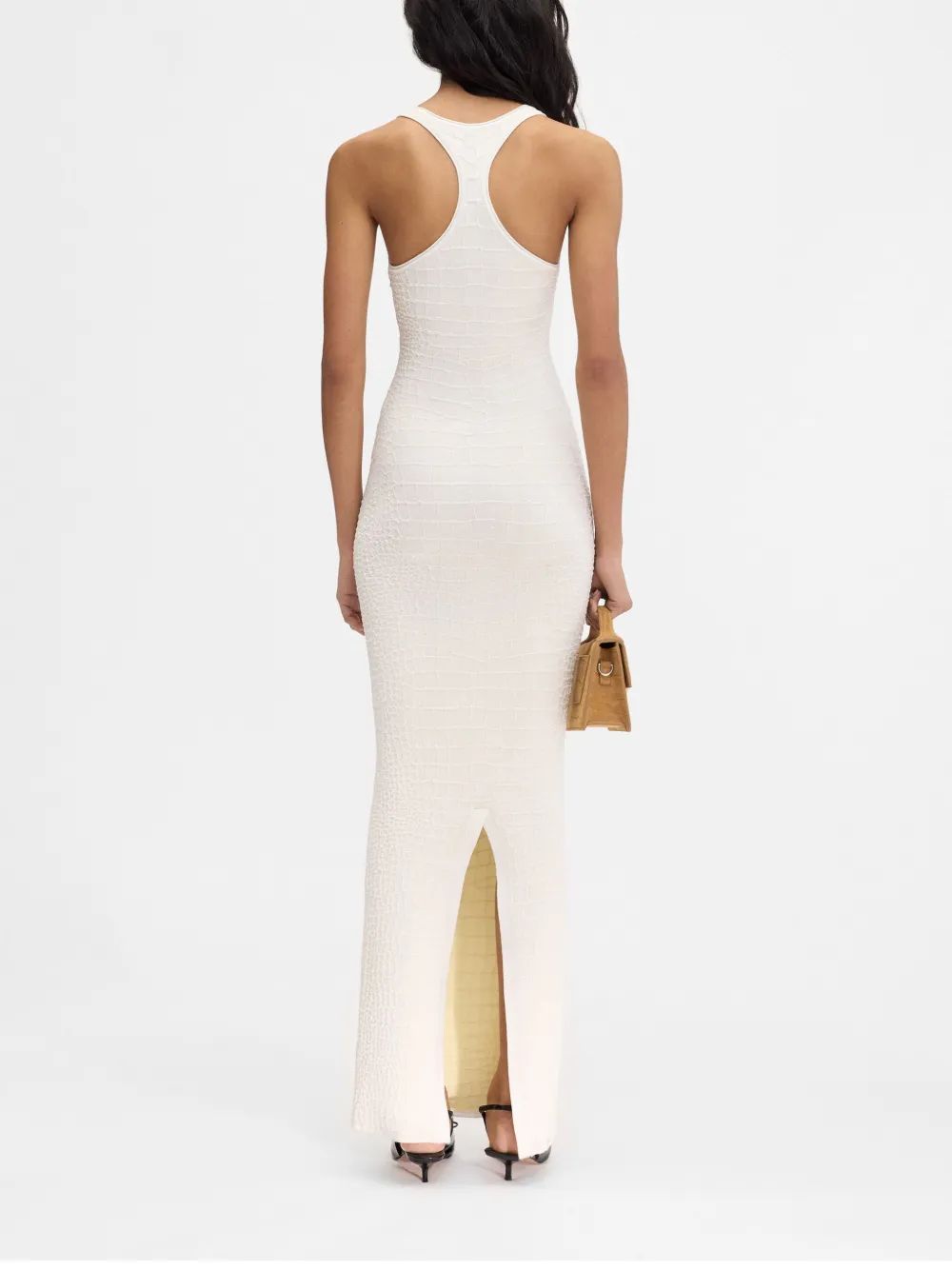 Jacquemus The Scala maxi-jurk Wit