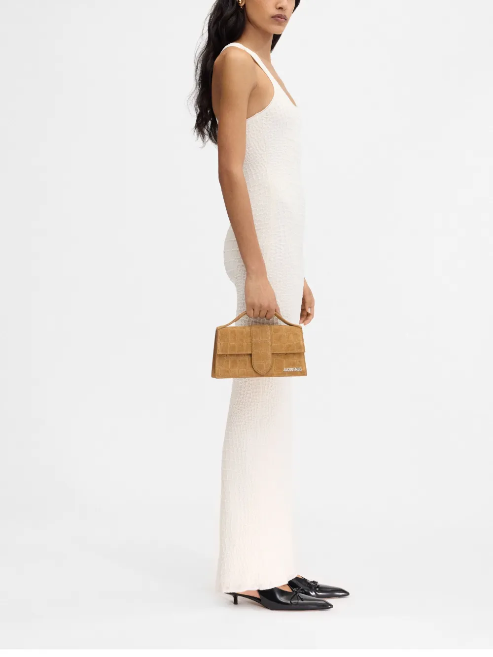 Jacquemus The Scala maxi-jurk Wit