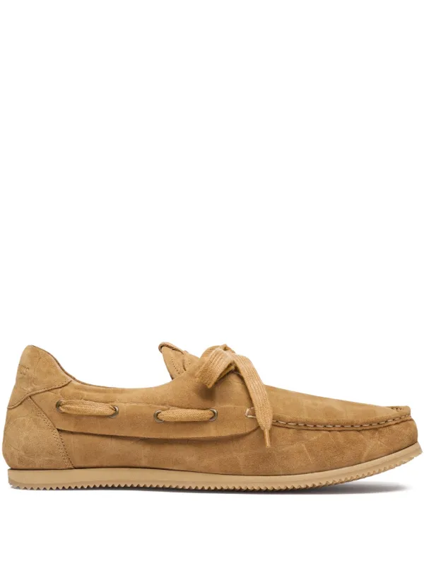 Jacquemus レザー デッキシューズ | ブラウン | FARFETCH JP