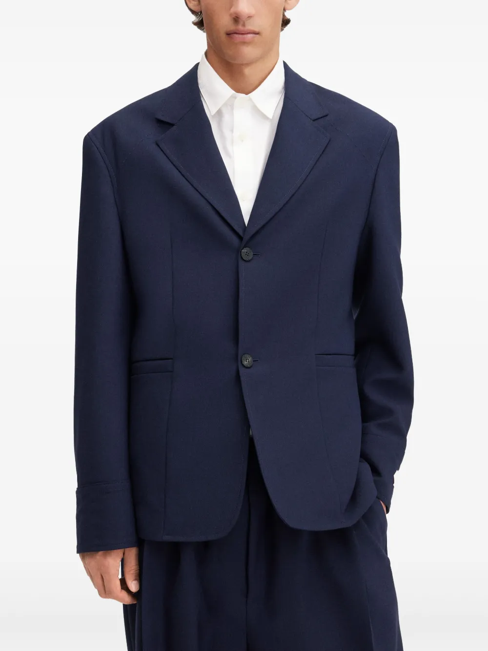 Jacquemus Canevas blazer Blauw