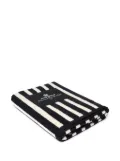 Jacquemus striped beach towel - Black