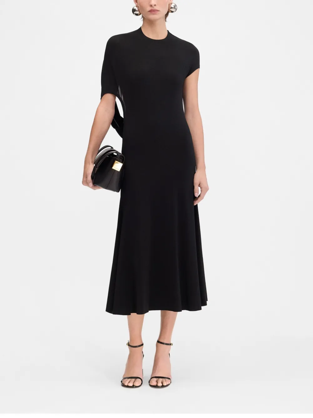 Jacquemus La Salerno midi dress - Zwart