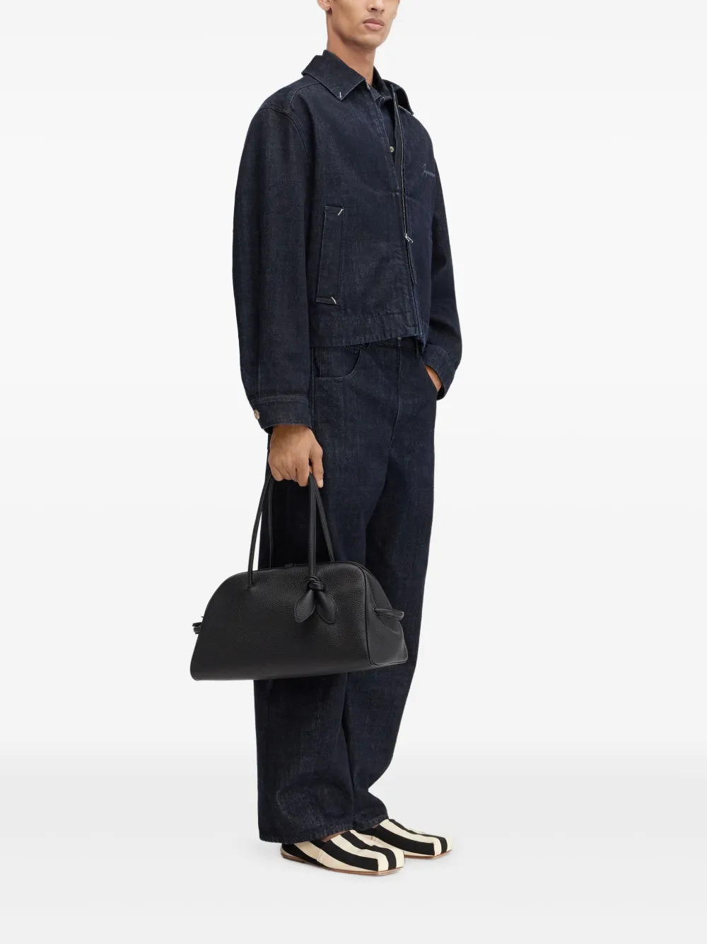 Jacquemus Canevas-de-Nîmes jack Blauw