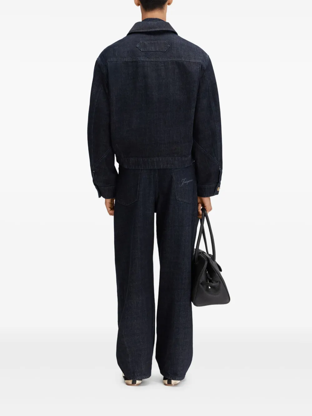 Jacquemus Canevas-de-Nîmes jack Blauw