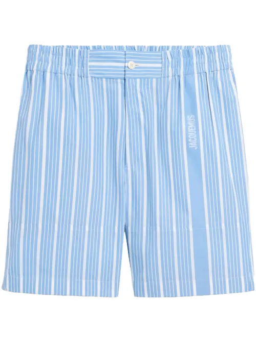 Jacquemus short à rayures - Bleu - Jacquemus - Modalova