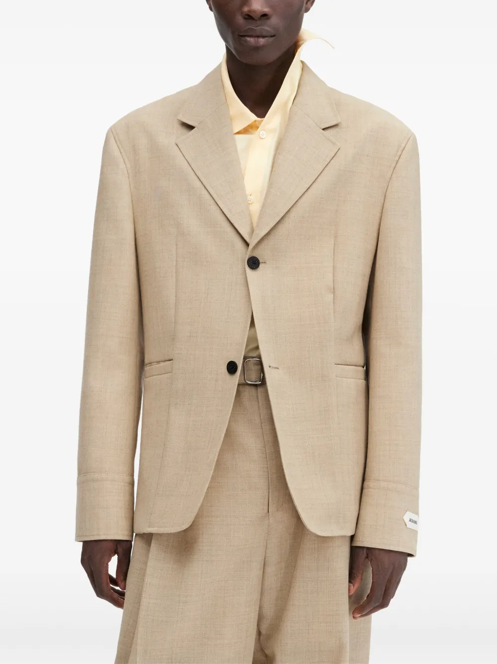 Jacquemus Canvas blazer Beige