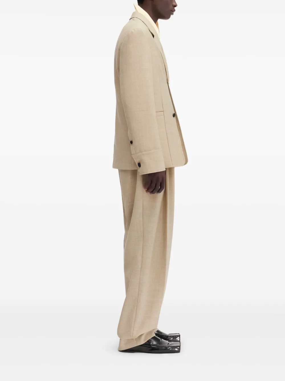 Jacquemus Canvas blazer Beige
