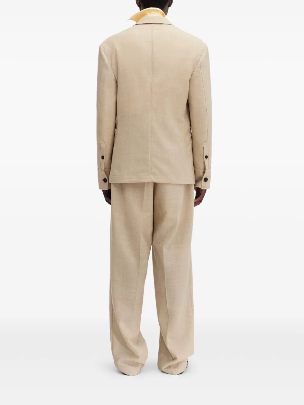 Jacquemus Canvas blazer Beige