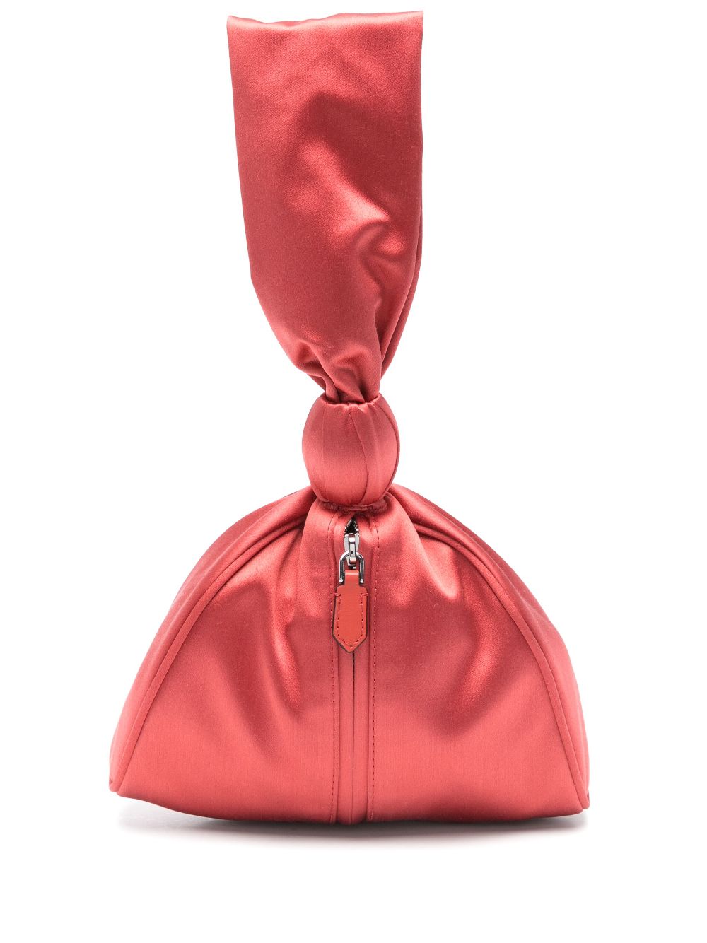 Alberta Ferretti satin tote bag - Red