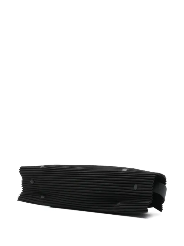 Homme Plissé Issey Miyake Overlap Shoulder Bag | Black