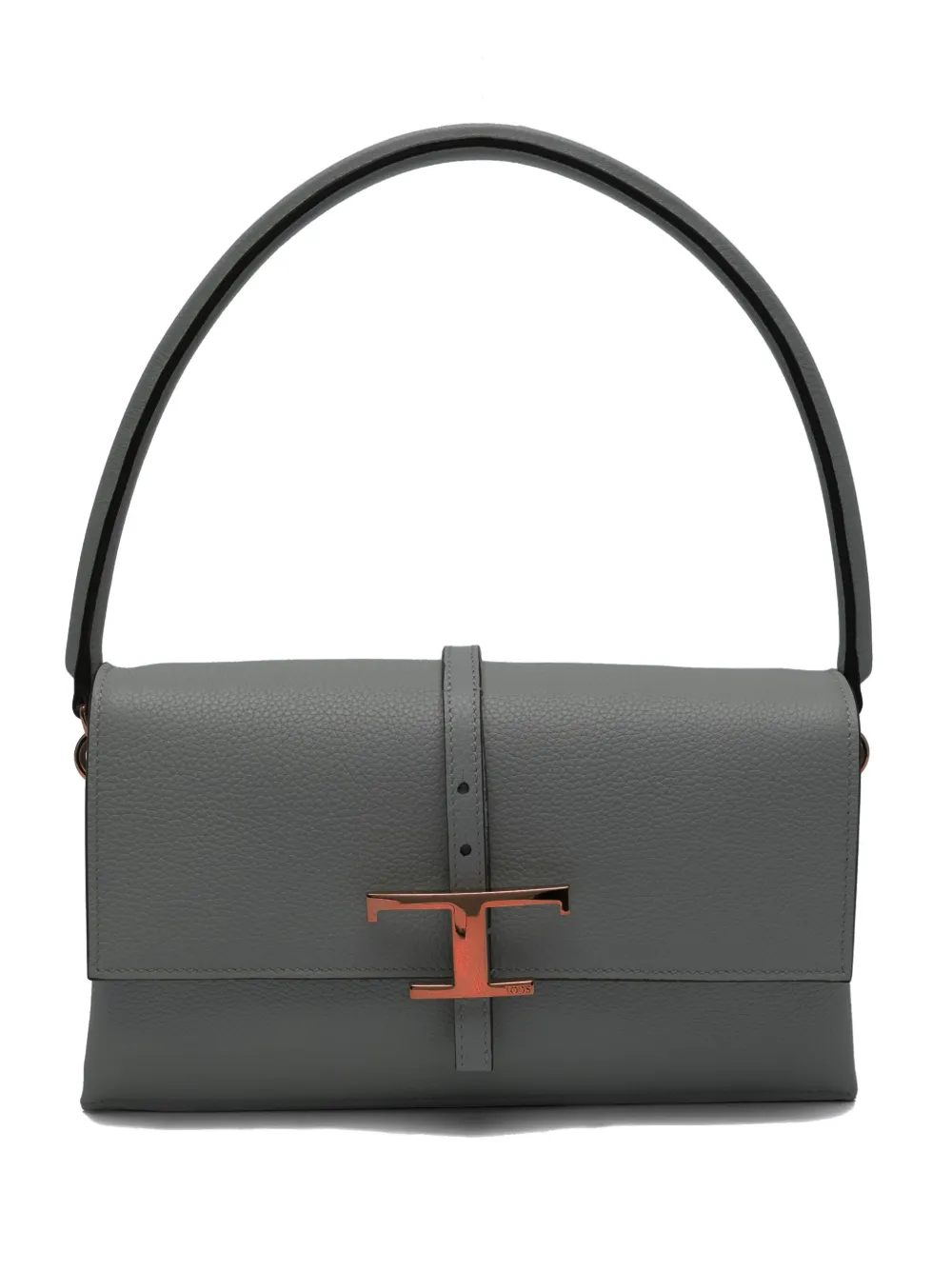 Tod's T タイムレス フラップ ショルダーバッグ ミニ - ブルー Tod's T タイムレス フラップ ショルダーバッグ ミニ - ブルー