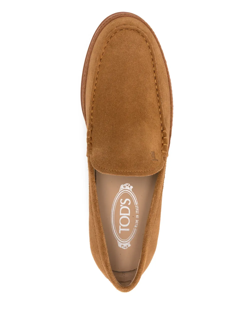 Tod's suede loafers Brown