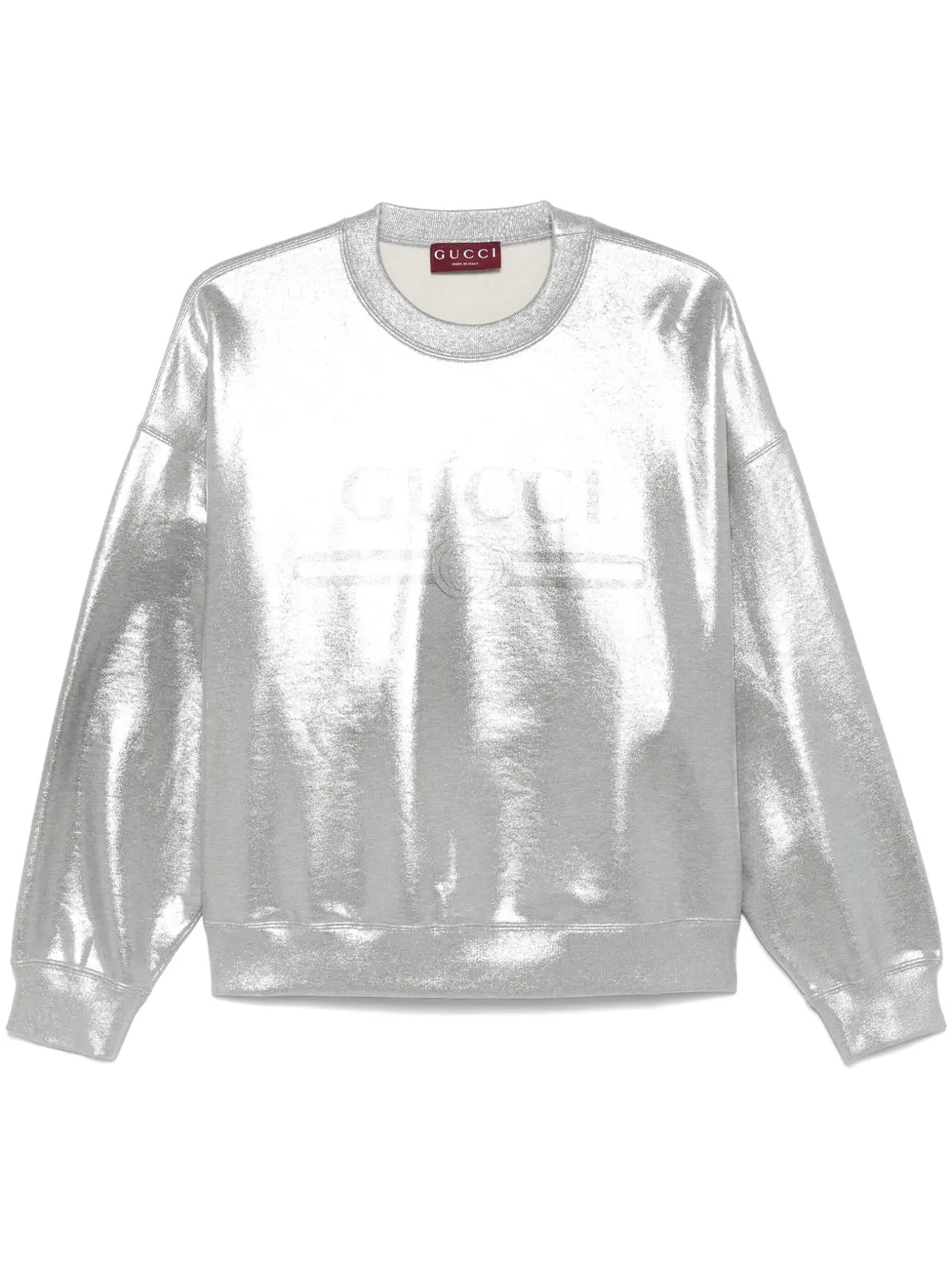 Gucci Lamé sweater Zilver