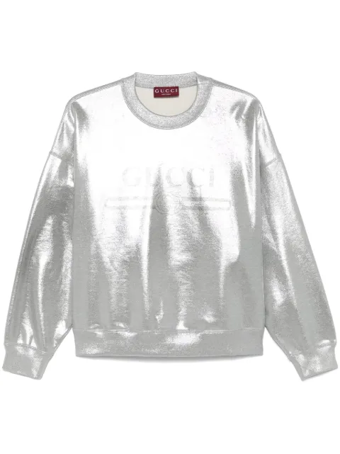 Gucci lamé sweatshirt