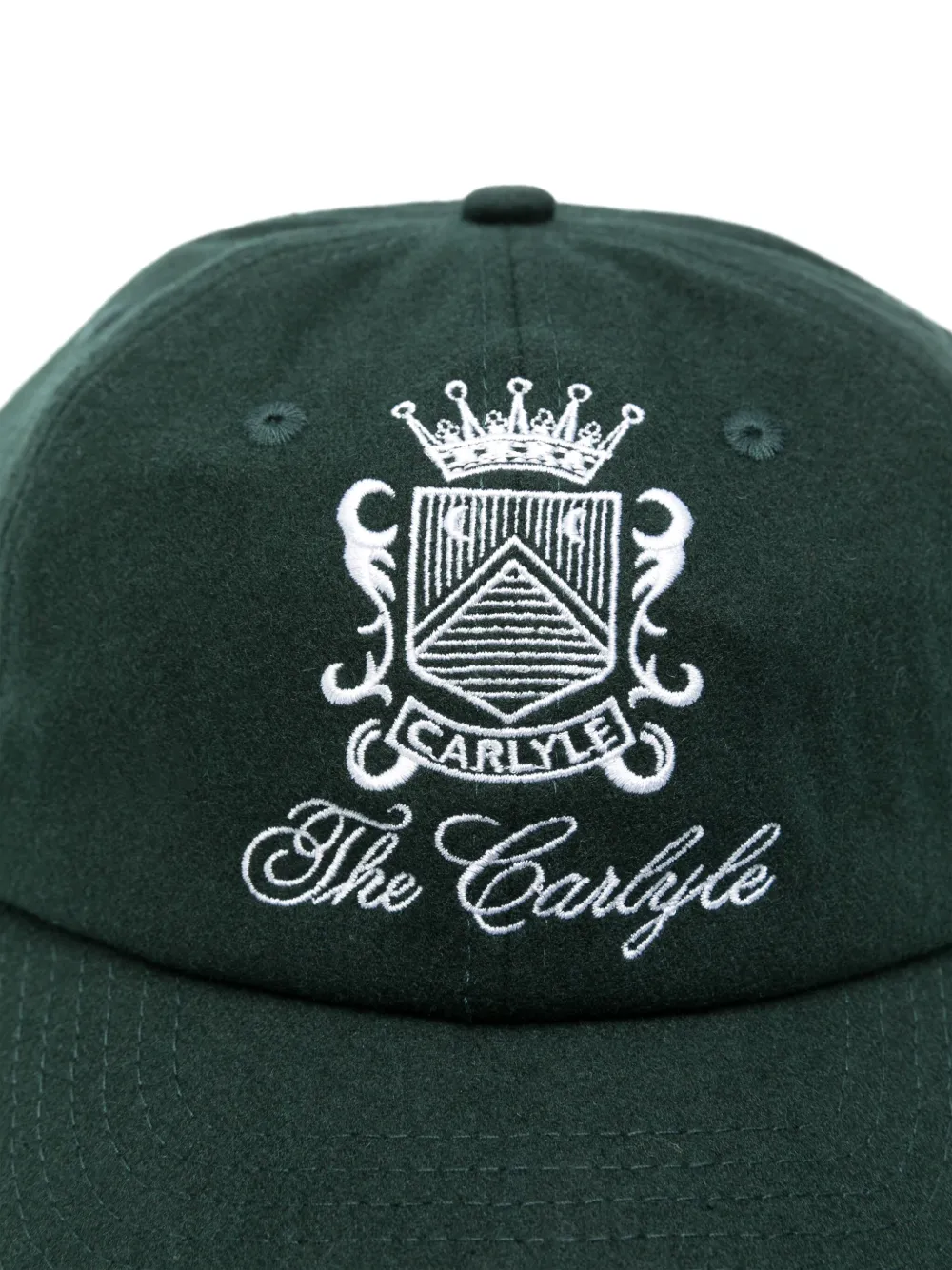 Sporty & Rich emblem-embroidered cap - Groen