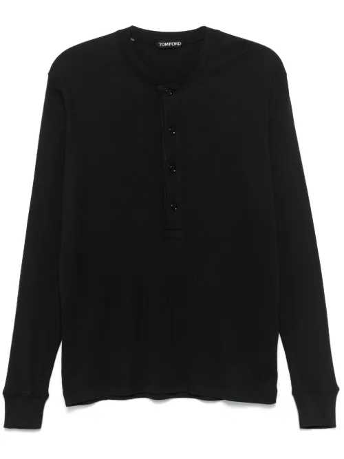 T-shirt Fungi à fines nervures - TOM FORD - Modalova
