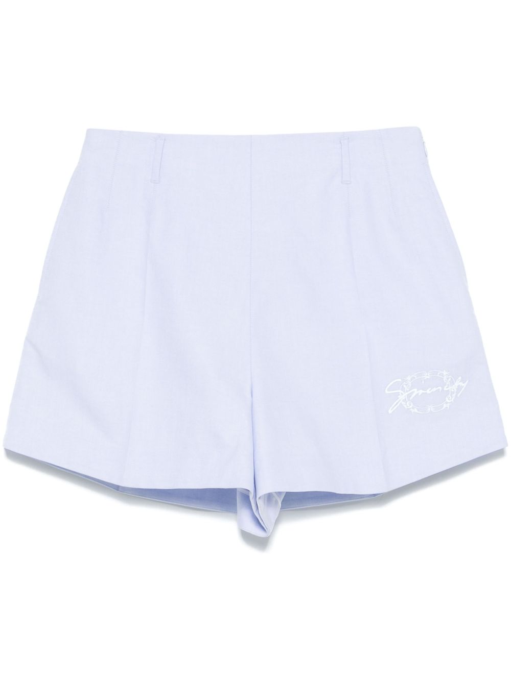 Givenchy logo-embroidered shorts - Blue