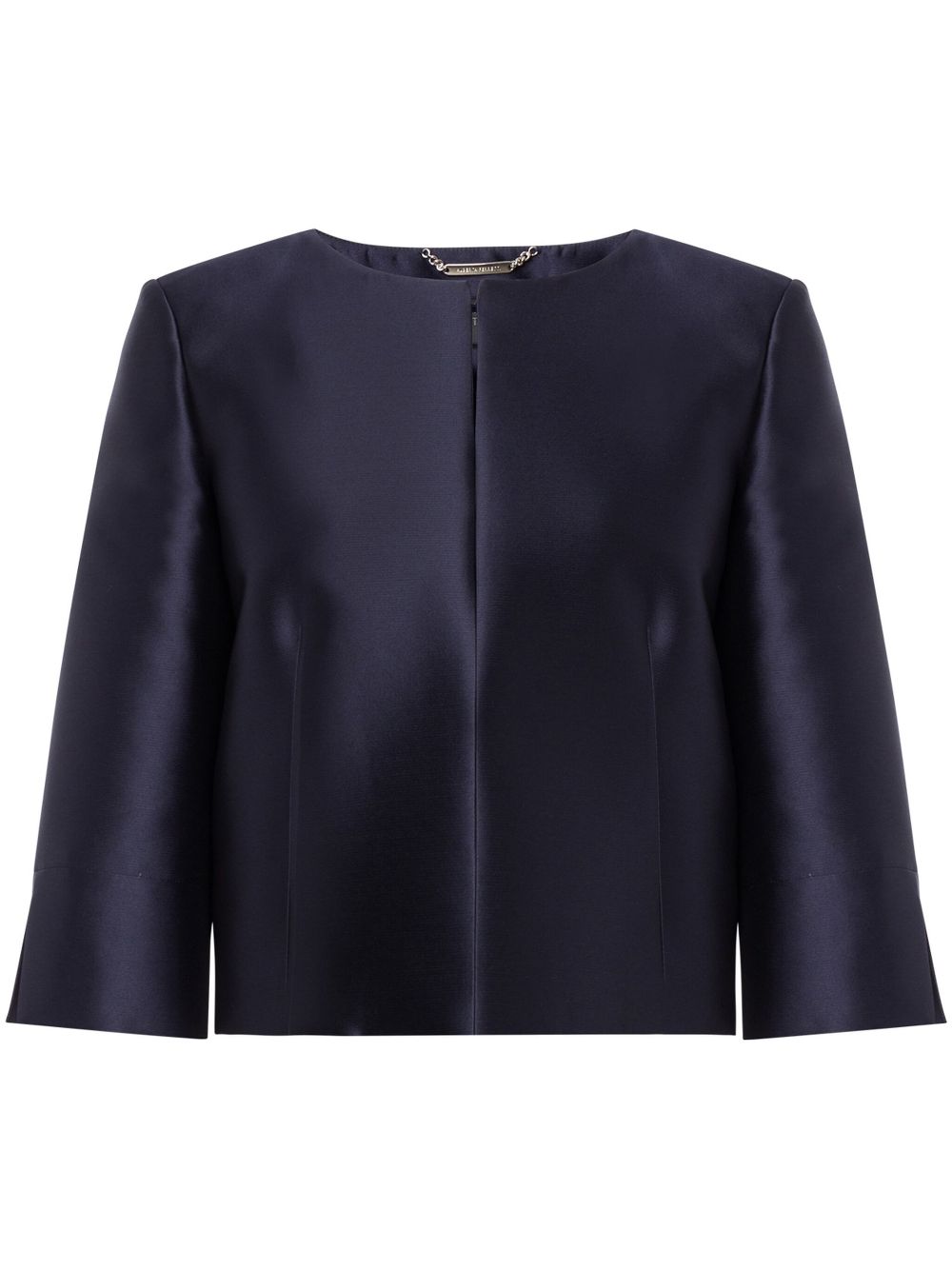 Alberta Ferretti satin jacket - Blue