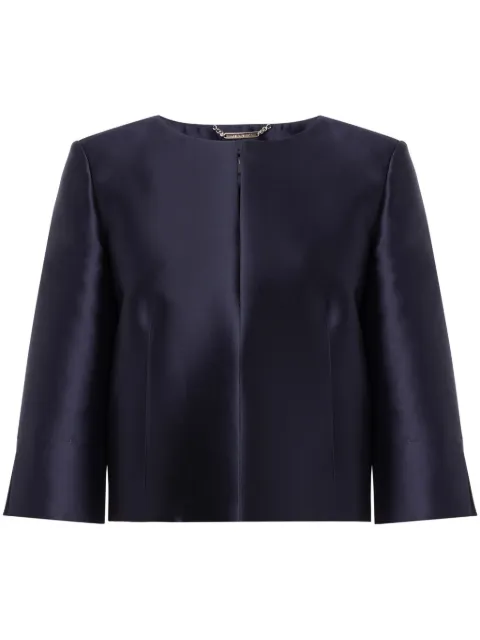 Alberta Ferretti chamarra de satén