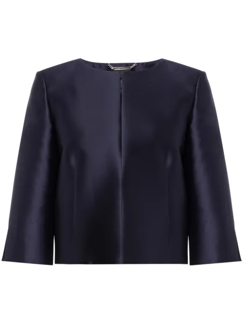 Veste en satin - Alberta Ferretti - Modalova