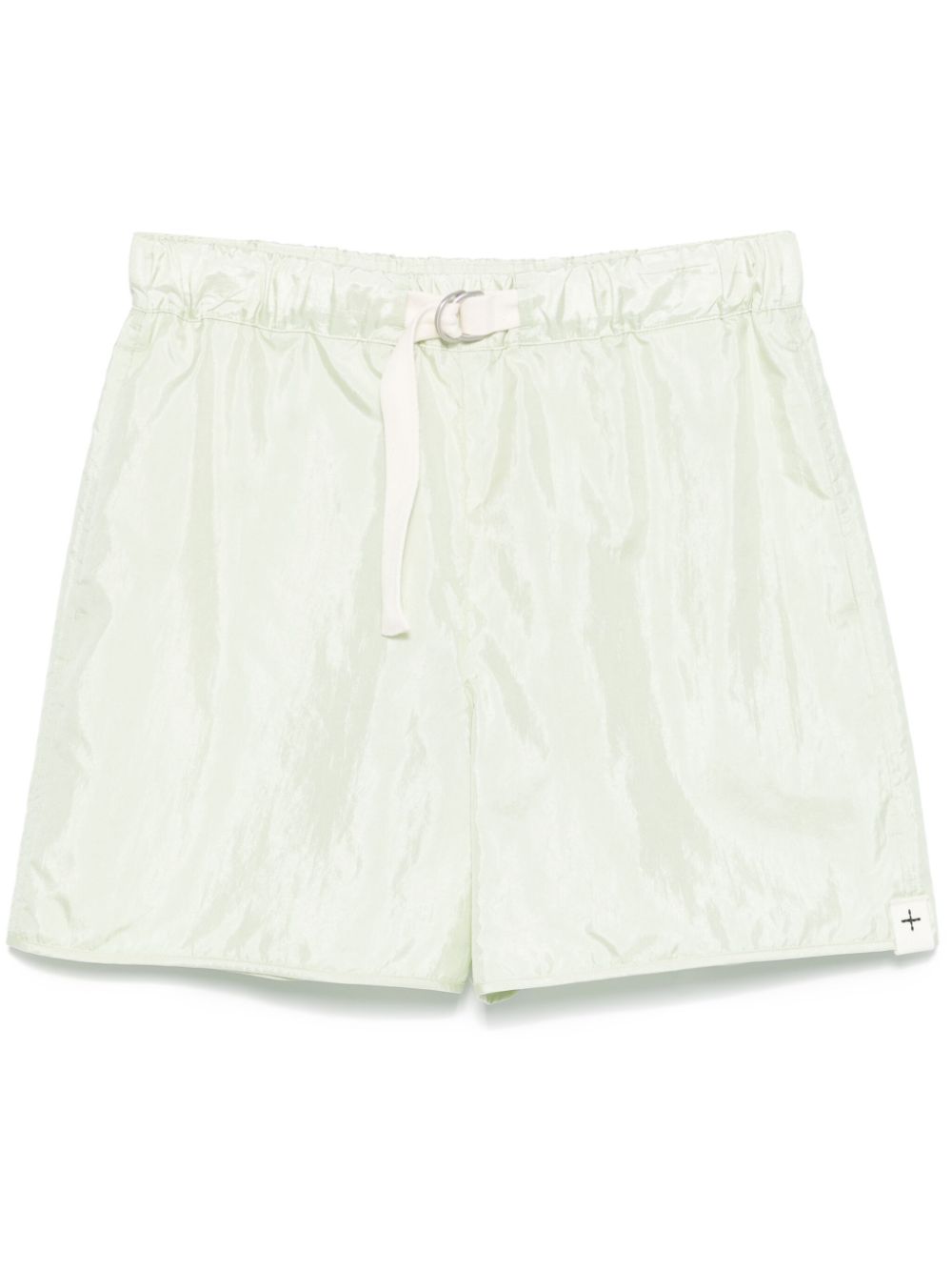 Jil Sander Shorts met ceintuur Groen