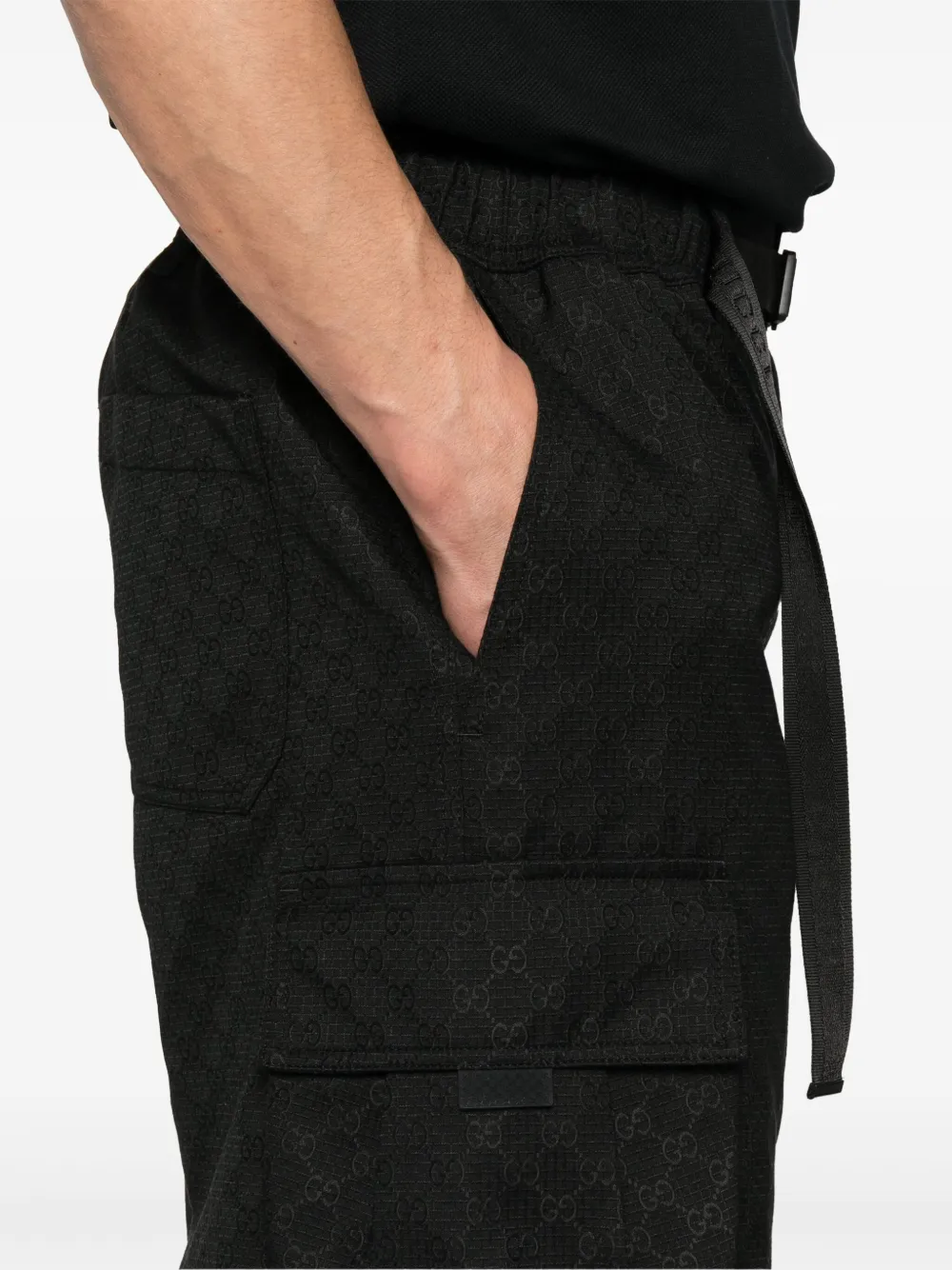 Gucci GG cargo broek Zwart