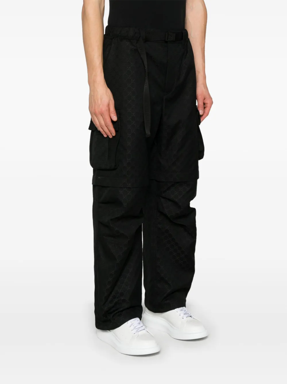 Gucci GG cargo broek Zwart