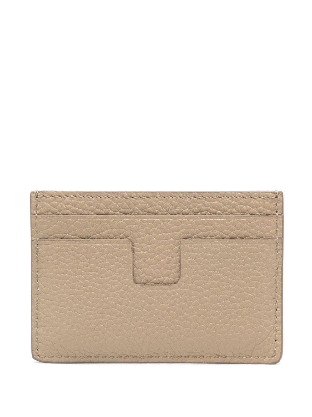 TOM FORD leather card holder - Neutrals