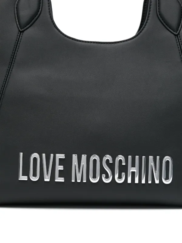 Love Moschino ロゴ ハンドバッグ | ブラック | FARFETCH JP