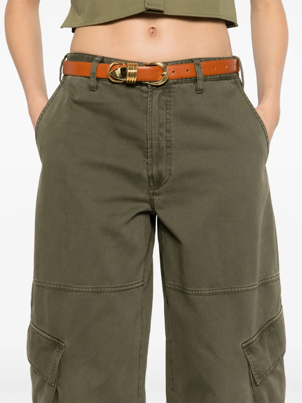 FRAME Bubble cargo broek Groen