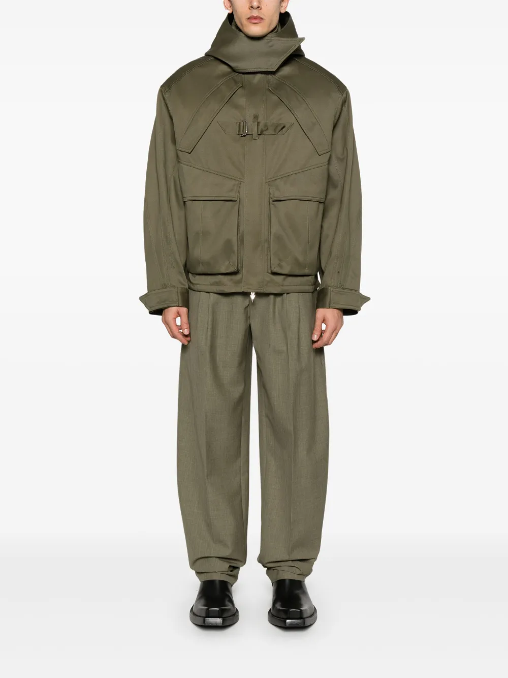 Mugler Jaqueta cargo | Jaqueta com capuz | Image 2