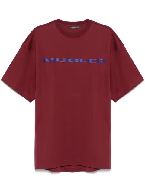 Mugler logo-appliqué T-shirt