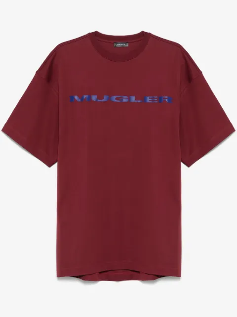 Mugler logo-appliqué T-shirt